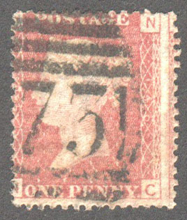 Great Britain Scott 33 Used Plate 146 - NC - Click Image to Close